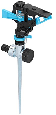 Sprinkler Automatique Sprinkler 360 ° Rotation Sprinkler Sprinkler Water Irrigation Tool pour Lawn Garden (Style de tête de pulvérisation en Plastique)