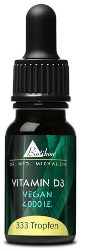 Vitamin D3 4.000 I.E. Tropfen nach Dr. Michalzik, 10 ml Tropfen | 4.000 I.E. Vitamin D3 • eigene deutsche Produktion • ohne Zusätze