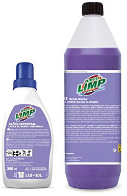 Limpiador de baños concentrado BIECOLIMP .Botella 300 ml equivalen a 10 Lt de producto