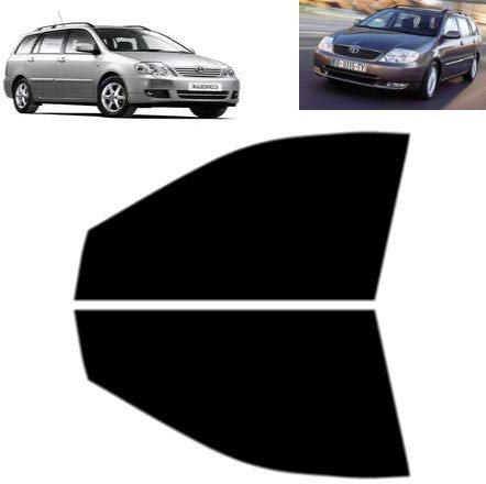 Passgenaue Tönungsfolie für Corolla 5-Türen Kombi 2001-2006 - Vordere Seitenscheiben (20% Schwarz)