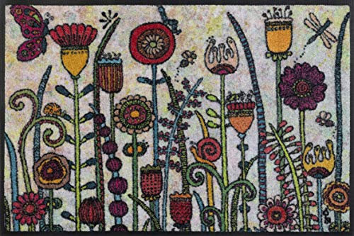 wash+dry Fußmatte, Sonnentag 50x75cm, innen und außen, waschbar