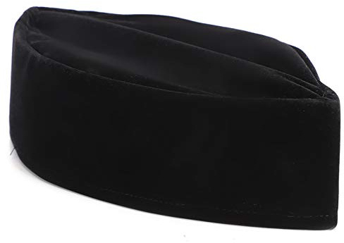 Muslimsk bön Kufi-hatt, muslimsk hatt för män, fartygstyp Ingen hattkant Mjuk och lätt att fälla dyrkan hatt