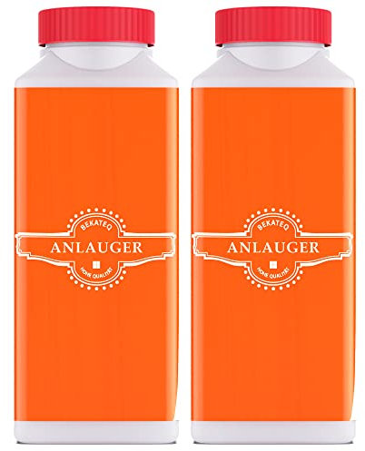 Anlauger 2x 1L Entfetter & Zinkreiniger I Lack-Entfenung & Fettlösung I Aufrauen von Fliesen, Metall, Beton, Estrich I entfernt Fettflecken, Öl & Lack I sauber, griffig & haftfähig - BEKATEQ BE-715