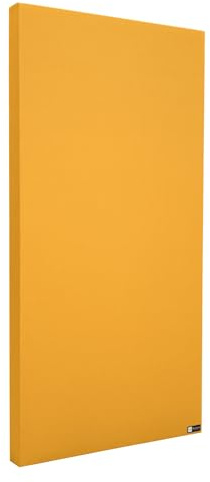 Bluetone Acoustics Wall Panel Pro - Professionel Schallabsorber - Akustikpaneele für die Raumakustik - Akustikplatten und absorber - Acoustic Panel - Akustikelemente (100x50x5cm, Orange)