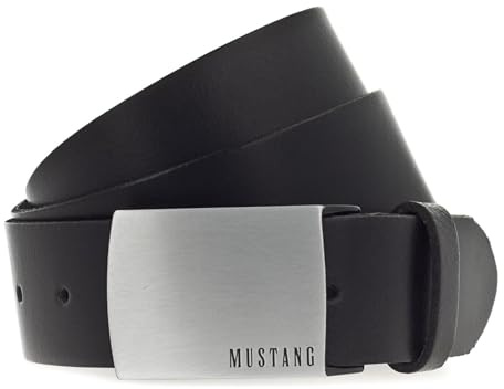 MUSTANG Classic Belt W110 Black - kürzbar