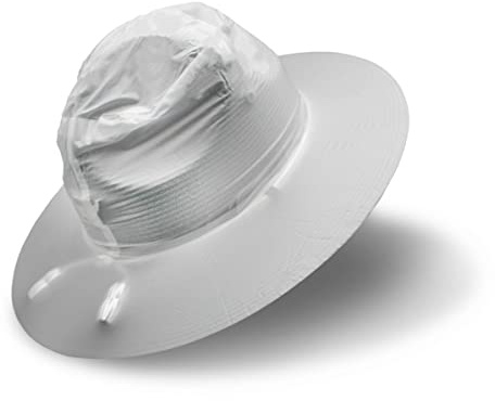 Phillips Brush Reusable Rain Hat Cover, Clear Waterproof Vinyl, X-Large