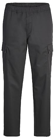 JACK & JONES Jpstbill Jjsnap - Pantalones Cargo para Hombre, Asfalto, XL