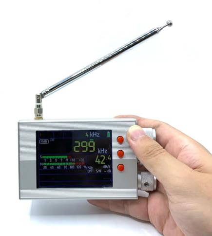Carcasa de aleación de aluminio TEF6686 FM/AM Receptor de radio de alta frecuencia de onda corta/larga