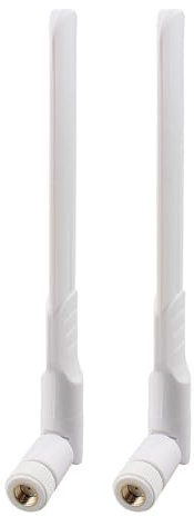 Futheda 2 Piezas Antena WiFi Doble Banda 2.4GHz 5GHz 5.8GHz 8dBi MIMO RP-SMA Macho para Enrutador WiFi Inalámbrico Adaptador Tarjeta de Red Cámara de Eeguridad