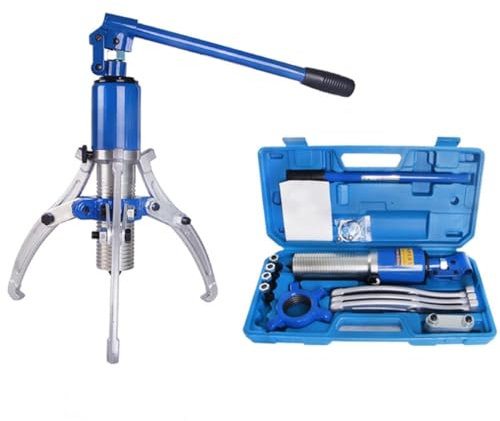 PurezmMoto Puller Idraulico,Strumento Idraulico Resistente del separatore dell'estrattore, Kit estrattore Idraulico 20 T,Separatore del mozzo del Cuscinetto dell'estrattore 2 o 3 mascelle