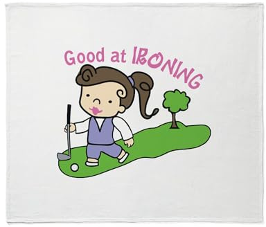 CafePress Good at Ironing Throw Blanket Super Soft Fleece Plush Throw Blanket, 60x50