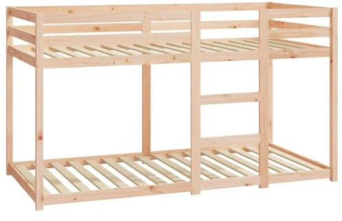 vidaXL Lit superposé sans Matelas 90x190 cm Bois de pin Massif