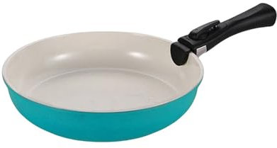 ASumPio Keramik-Bratpfanne, Kochgeschirr-Set, Abnehmbare, Antihaftbeschichtete Eier-Pfannkuchen-Steakpfanne, Kochschinkenpfanne, Frühstückszubereiter, Induktionskochgeschirr, B,