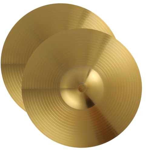 SUPVOX 2 Piezas Platillos de Batería de Jazz Platillos para Instrumentos Musicales para Batería