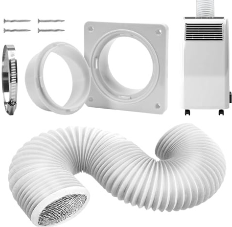 Bexdug Kit Fenêtre Portable Pour Climatiseur | Kit d'Évent pour Climatiseur Mobile - Pièces De Remplacement D'Évacuation Pour Climatiseur Connecteur Murale Pour Ventilateurs