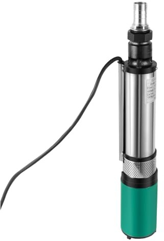 Pompe De Puits Profond 320 W 24 V À Eau En Acier Inoxydable Submersible 25 M 4500 Tr/min Jardin Tubulaire Très Efficace Complet