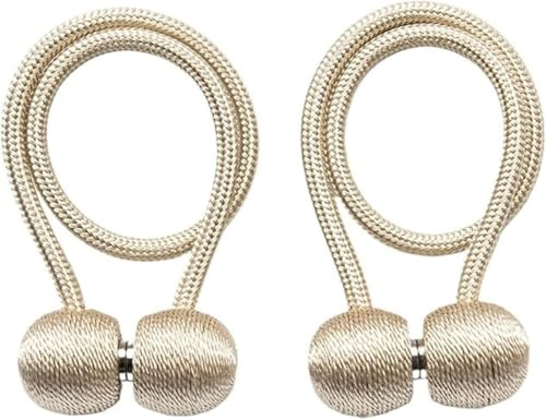 Fermacurtaini, 2 pezzi cinghie for tende con coulisse e fibbia for la decorazione della casa della cameretta dei bambini