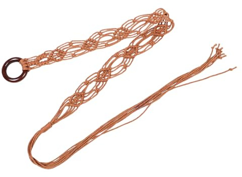 UPKOCH Cintura da Donna in Corda di Cotone e Lino con Nappine Intrecciate, Raffinata ed Elegante per Abiti, Design Boho Adatto per Feste e Uso Quotidiano