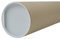 itenga Versandrolle 1m + Deckel Versandrohr 100x10cm Pappe Versandhülse Poster