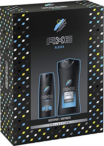 Axe Geschenkset Alaska Duschgel 250 ml und Deospray 150 ml, 2er Pack