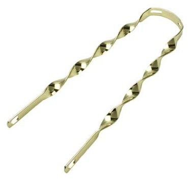 Alta Gold Steel Flat Twisted Lowrider Bicycle Fender Braces, Multiple Sizes. (20)