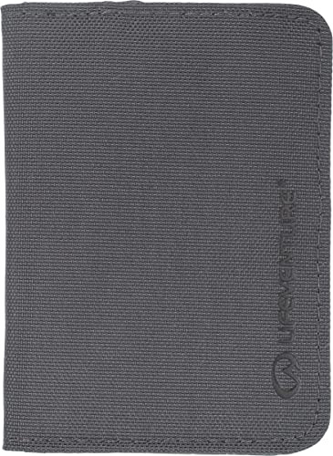 Lifeventure Cartera para Tarjetas con Protección RFID, Cartera Delgada para Viajes, Material Reciclable, Gris