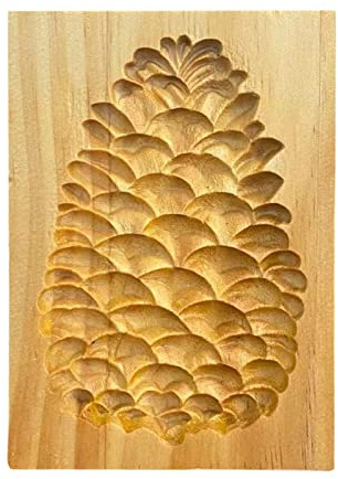 Stronrive Weihnachten Keksausstecher Set Holz Plätzchenform Plätzchenausstecher Keks Stempel Form Plätzchen Presse Form Kuchenform Backzubehör Von Keksen, Fondant 1 STK