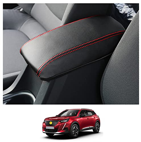 CDEFG Compatibile con Peugeot 208 2008 e-208 e-2008 2020-2024 2025 Copertura per Bracciolo Coperchio di Protezione della Scatola per Parti Console Centrale Guscio Antigraffio Auto Accessori