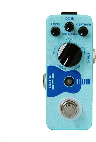 Modulationsgitarrenpedal Delay- Und Chorus-Gitarren-Effektpedal, Akustikgitarren-Pedalboard, Kompressor-Pedal-Effektor