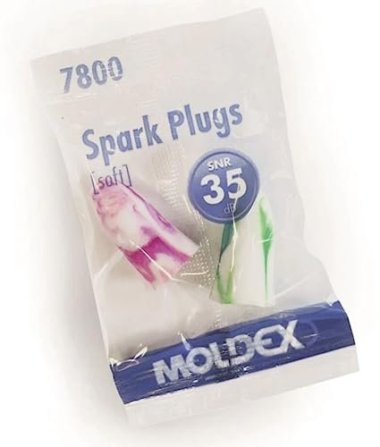 20 pairs of Moldex 7800 earplugs from WWYE, soft foam earplugs, 35dB SNR, ideal for sleeping, traveling, studying, working, working, loud noise