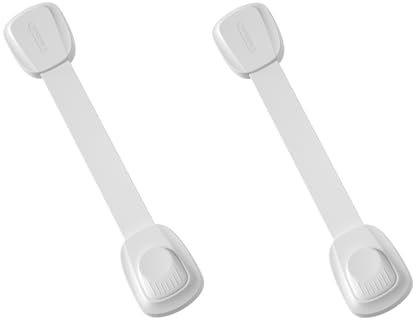 Twistshake Mehrzweck-Klebeschloss - 2er-Pack | Babysichere Schrankverschlüsse für Schubladen, Schränke | Kindersicherung für Schränke | Einfache Installation