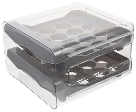 UKCOCO Cartón de Huevos Organizador Bandeja Multifunción para Huevos Cajón para Refrigerador Suministro para Cajón Reutilizable para Almacenamiento de Cocina