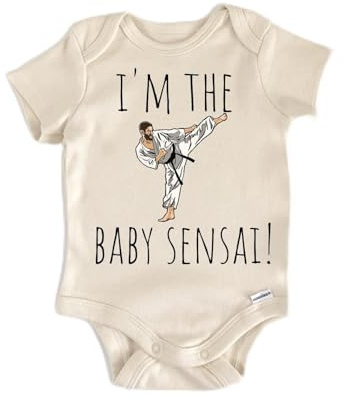 NOFO VIBES Karate Martial Arts - Baby Boy Girl Clothes Infant Bodysuit Funny Cute Newborn