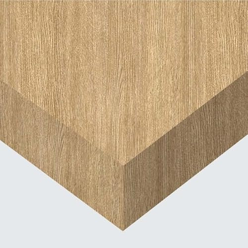 DIMEXACT - Papier adhésif Imitation Bois de chêne Beige structuré - 60 cm x 2.5 m - en Rouleau