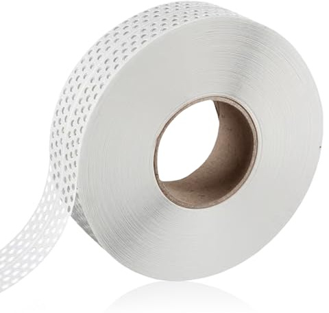 Fugenband Selbstklebend, 40mx5cm Nahtabdeckband, Kantenschutz Eckschiene für Trockenbau, Gipskarton, Dichtungsband, Fugenband Selbstklebend zum Verbinden von GK-Platten, Trockenbau Kantenschutz
