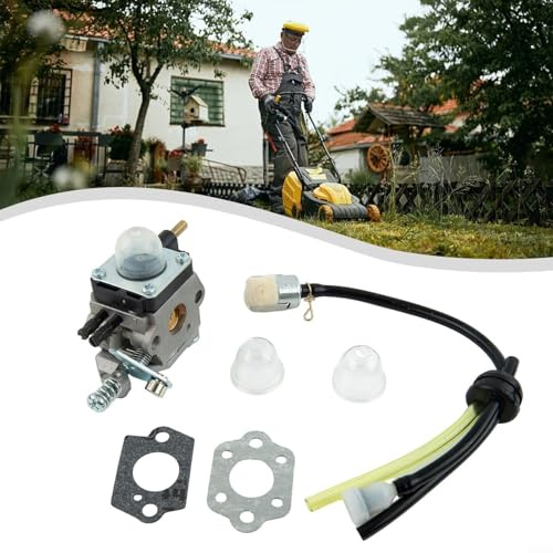 Carburateur pour motoculteur Mantis 7222 7225, remplacement pour Zama C1U K82, complet avec 2 tasses d'huile et 3 conduites de carburant
