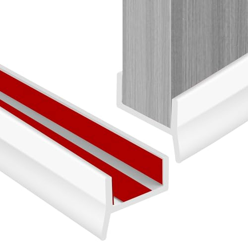 Perfil de Sellado para Zócalo de Cocina, para Grosor de Madera de 15mm, 16mm y 17mm, Per-fil de Zóca-lo, Goma de Silicona de Alta Elasticidad Banda de Sellado de Zóca-los