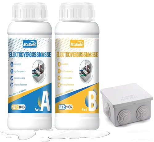 NoxGule 200g Gel Isolant Electrique,Gel Etancheite Electrique, Transparent