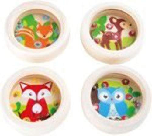 Puzzles mit Stahlkugeln 4er Set mit verschiedenen Motiven Waldtiere
