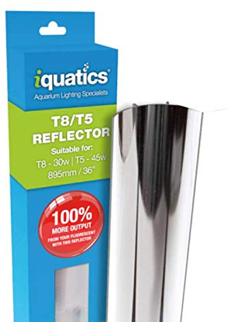 iQuatics T8 Aluminiumreflektoren, 20 W, bis zu 100% höhere Ausgangsleistung
