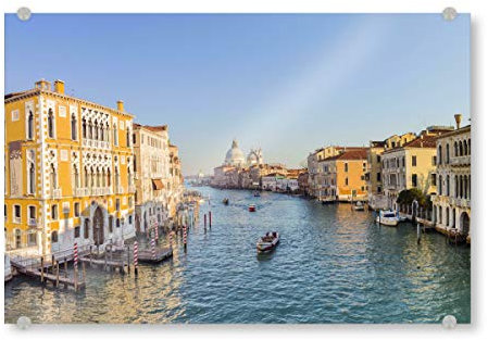 artboxONE Acrylglasbild 30x20 cm Reise Venedig 04 Bild hinter Acrylglas - Bild venedig Italia Italien