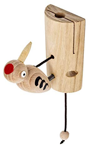 Woudi® Specht Klopfspecht Türschild - Türspecht für Kinderzimmer, Spielturm, Spielhaus, Baumhaus, Glocke, Klingel, Haustür