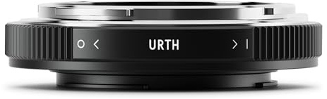 Urth-objektivadapter: Kompatibel med Canon FD-objektiv, även kompatibel med Nikon F-kamerahus (med optiskt glas)