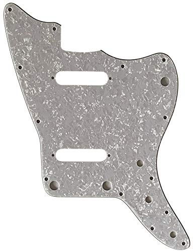 Passend für US Jazzmaster Strat Pickup Style Gitarre Pickguard (4-lagig White Pearl)