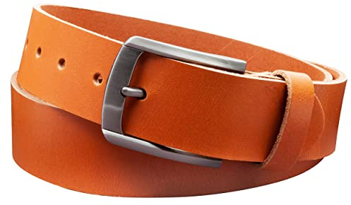 Vascavi Ledergürtel, 4 cm breit, Echtes Leder, Unisex Gürtel für Damen und Herren, MADE IN GERMANY, AM560-VL