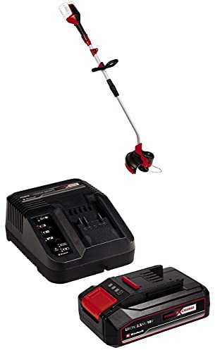 Einhell GE-CT 36/30 LI e solo 3411300 Tagliabordi Elettrico Senza Fili Senza Asse & Pxc Starter Kit 18 V, Batteria 2,5 Ah E Caricabatteria Power X-Change, Nero Rosso, 10 x 15 x 11.3 Cm