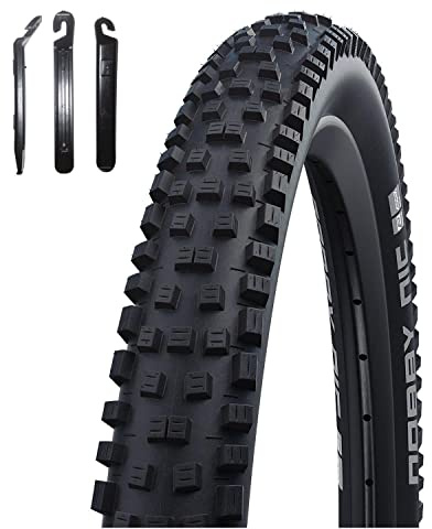 1 x Faltreifen HS602 Schwalbe Nobby NIC ADDIX Faltreifen Schwarz Fahrradmantel 62-622 (29 x 2,40) inkl. Reifenheber