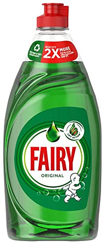 Fairy Original Washing Up Liquid Green with LiftAction, 654ml