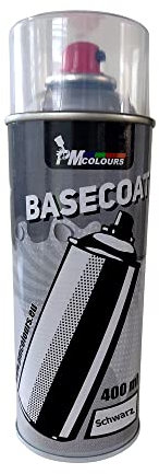 Base nera per colori metallici, perle e camaleonti, colori pastello, vernice spray fai da te, 400 ml, base BCB