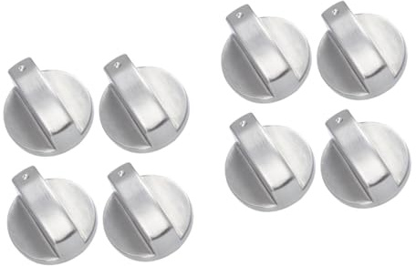 Gatuida 8pièces Boutons De Contrôle Universels Pour Cuisinières à De Remplacement Facile Compatible Avec Plaques De Cuisson Électriques Et Fours